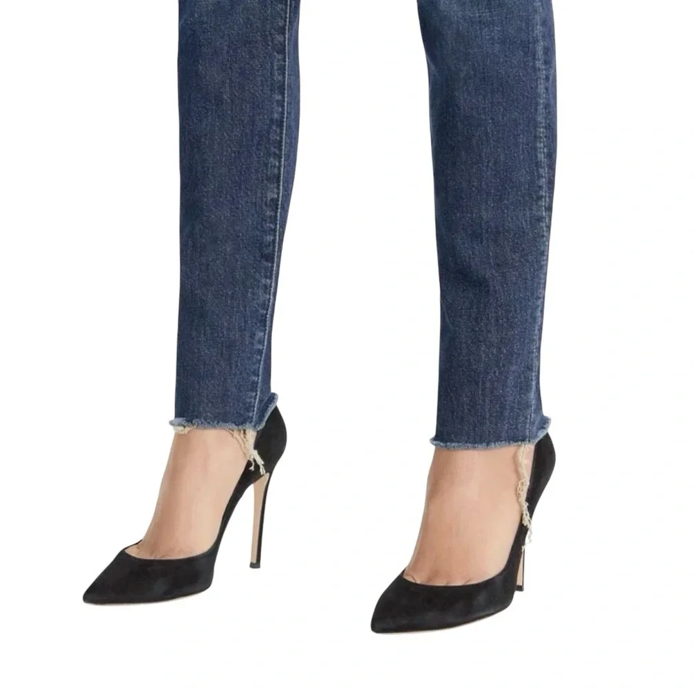 MOTHER The Stunner Fray Jeans 27 Blue